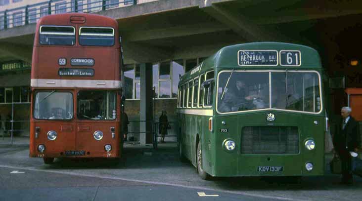 Plymouth City Leyland Atlantean MCW 197 & Western National Bedford VAM5 ECW 703